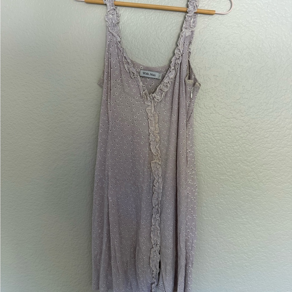With Jean Lavender Mini Dress